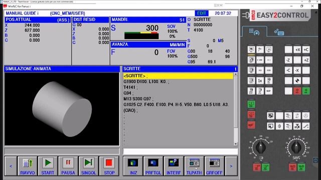 Tutorial Fanuc Manual Guide PARTE 8 Testo e Scrittura смотреть онлайн