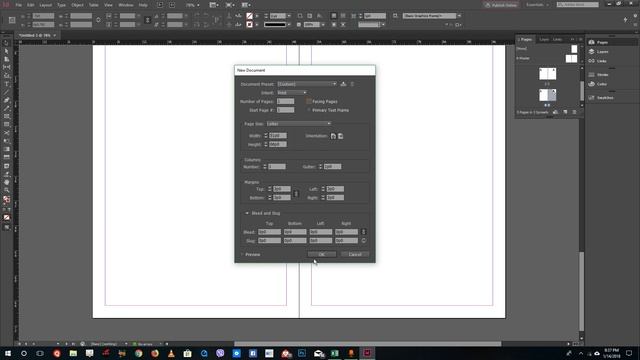 InDesign Tutorial - Lesson 1 - Interface Basics, New Document and Move Tool смотреть онлайн