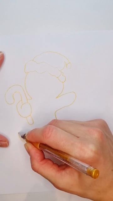 Gingerbread Man #shorts #drawing