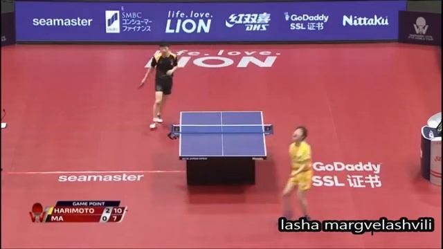 Ma Long vs Harimoto Tomokazu (Japan Open 2018) смотреть онлайн