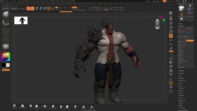 HellBoy Concept | Dheep Studio | Muhammad Zahid Raza Khan | Zbrush-Time-Laps смотреть онлайн