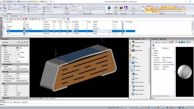 CMS IntelliCAD 10 - Materials Library смотреть онлайн