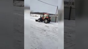 втз 2048А чистка снега