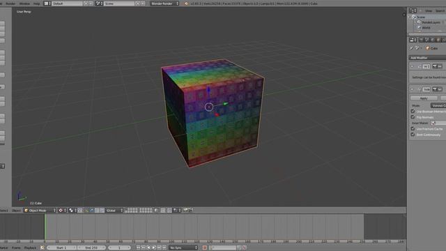 Blender Voronoi Modifier