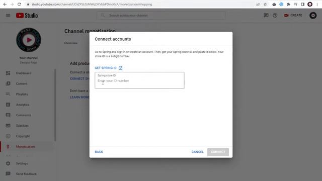 Setup Youtube Store and Connect Shopping tab with Spring Store or SpreadShop or Shopify 2022 смотреть онлайн