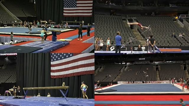 Junior Women's Podium Training - 2019 U.S. Gymnastics Championships