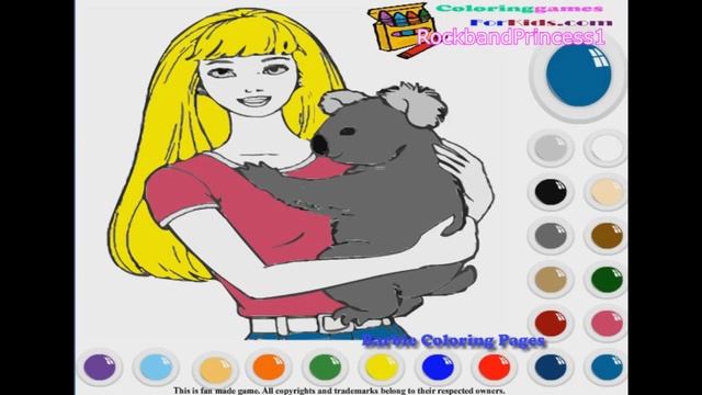 Barbie Coloring Book смотреть онлайн