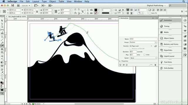 Adobe Indesign CS6 Tutorial - 70 Creating Motion Paths смотреть онлайн