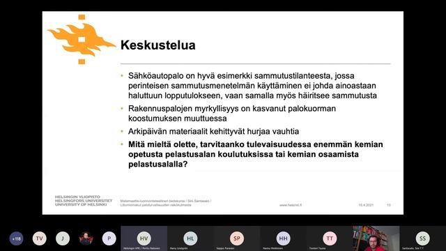 Sini Santasalo - Litiumioniakut paloturvallisuuden näkökulmasta 15.4.2021 смотреть онлайн