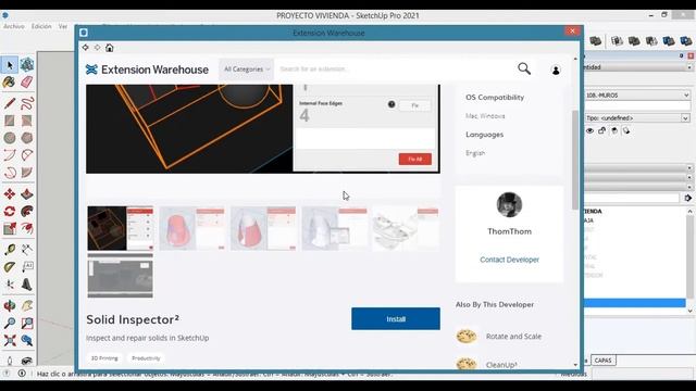 Solución Grupos Solidos en Sketchup смотреть онлайн