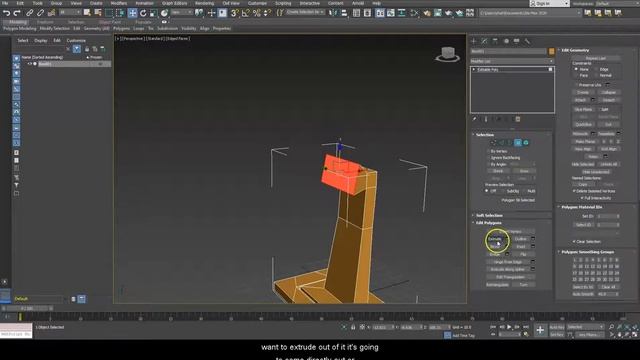 3Ds Max: Basic Edit Poly Usage смотреть онлайн