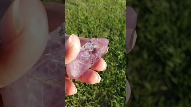 47 G Very Rare Brandberg Amethyst 3 Moving Enhydros Skeletal Twin Key Window SelfHealed Quartz смотреть онлайн