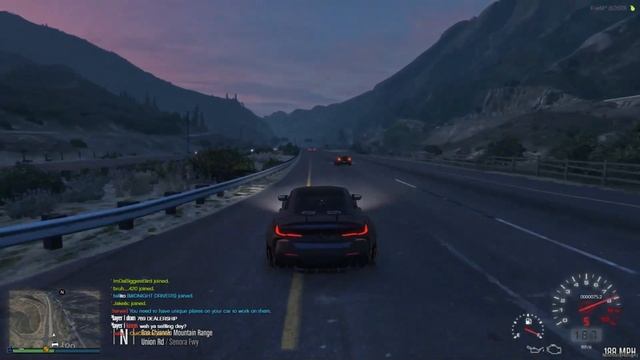 BMW M8 vs C300S. GTA V RP смотреть онлайн