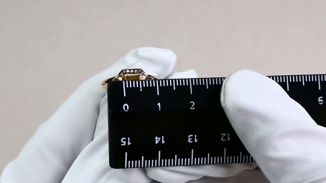 Золотое кольцо Александра с фианитом и цитрином кл2885-6ск-ш смотреть онлайн