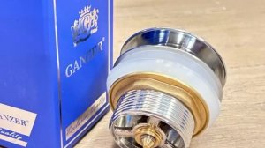 Донный клапан для ванны 1*1/2 Ganzer F-03 хром