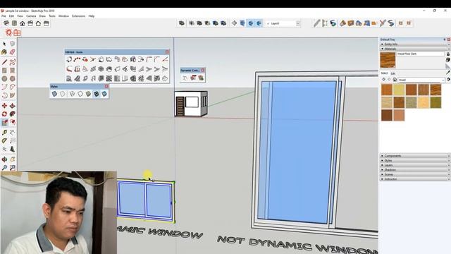 PART -2 DI KA NA PAULIT ULIT NG GAWA NG DOOR AT WINDOW MO SA SKETCH UP
