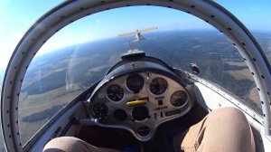 Полёт на планере Blanik