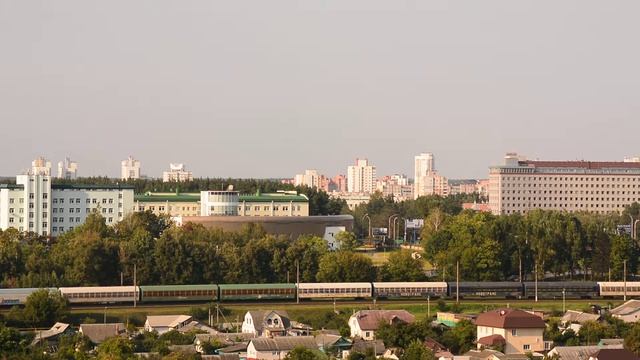 Грузовой поезд ВЛ80с на перегоне Степянка-Минск смотреть онлайн