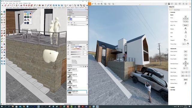 Sketchup Enscape Render Dış Mekan Görselleştirme Giriş 06 смотреть онлайн