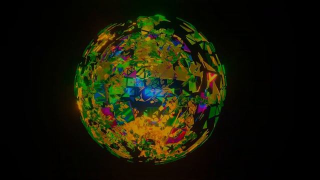 Shiny globes made with Blender - 4K HDR смотреть онлайн