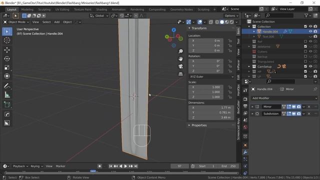 Blender Flashbang Part 10.5 | Crease Tool смотреть онлайн