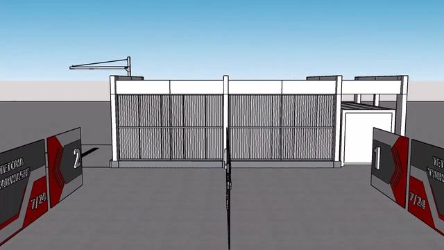 Car Wash Project Design in SketchUp смотреть онлайн