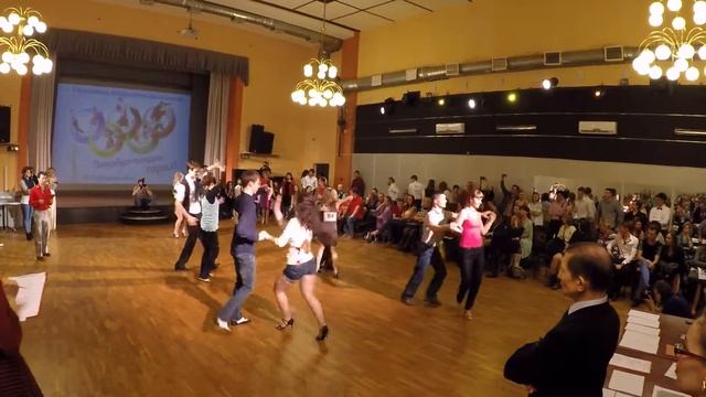 Петербург танцует Соушл 2016. Salsa LA & NY J&J 1/4 заход 2, комп 2 смотреть онлайн