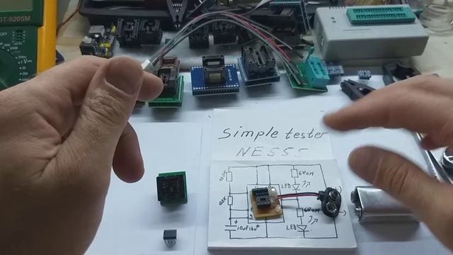 Тестер для NE555,Tester For NE555