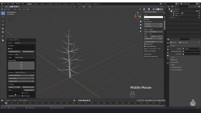 Quick Trees in Blender смотреть онлайн