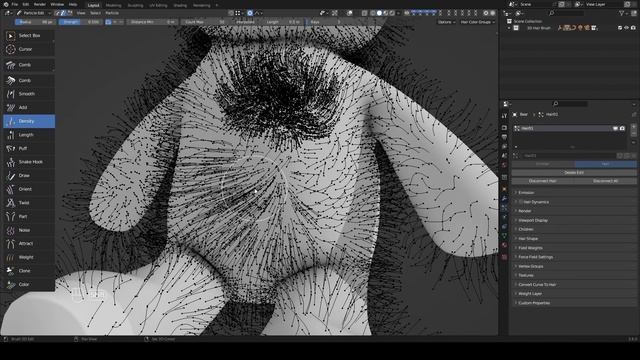 Blender Tutorial | 3D Brushes Part1 _ 3D Hair Brush | VFX Grace #BlenderAddon смотреть онлайн