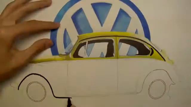 26#|Volkswagen Beetle Vosvos Cizimi|Araba Resmi| смотреть онлайн