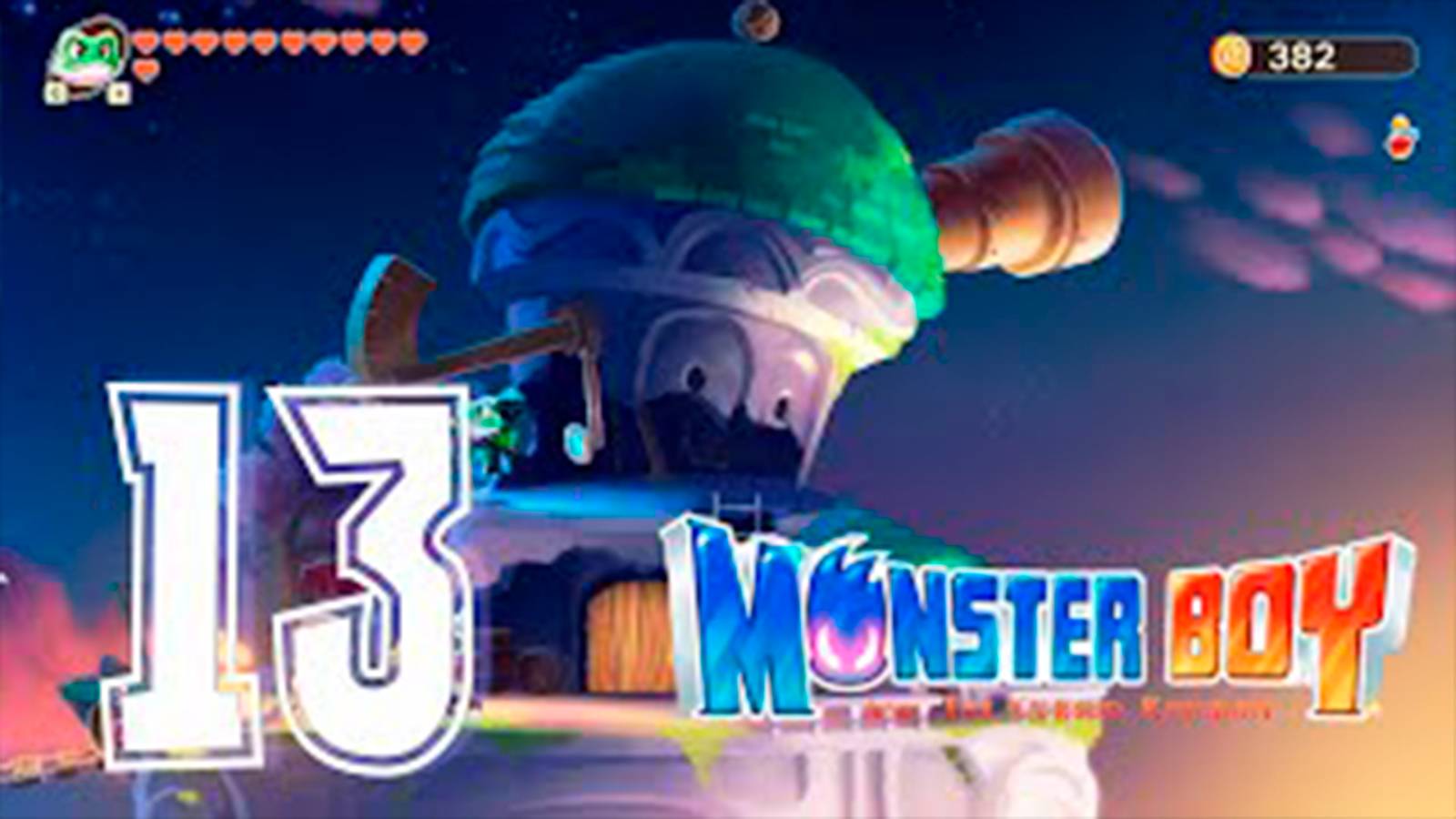 Прохождение Monster Boy And The Cursed Kingdom. часть 13. Собрали артефакты