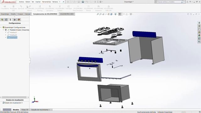 SOLIDWORKS Premium 2018 Proyecto final смотреть онлайн