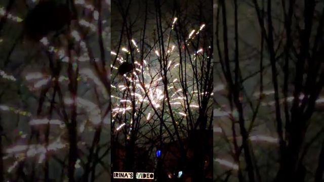 Новый Год 2021, салюты в моём дворе, Кишинев. смотреть онлайн