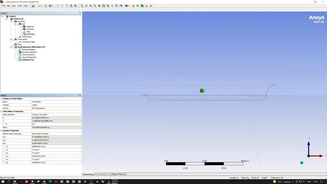ANSYS AQWA, PART #3 - Hydrodynamic Diffraction Settings смотреть онлайн
