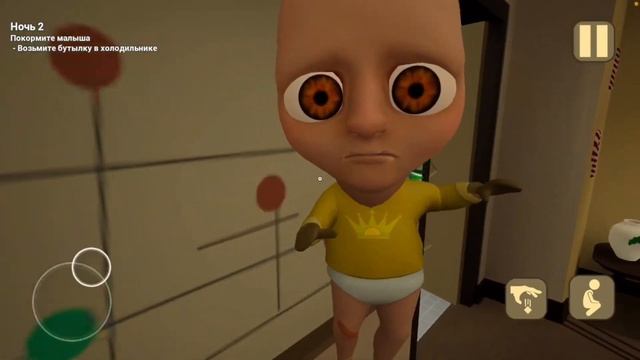 ОН ЗАСТРЯЛ В ТУАЛЕТЕ ?! ИГРА The Baby In Yellow смотреть онлайн
