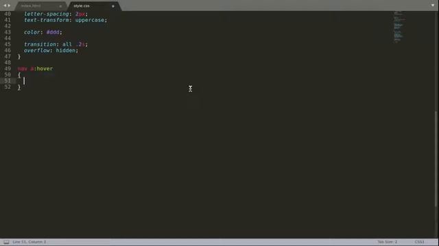 CSS3 Menu Line Hover Effect Prototype 1 | Меню с эффектом зачеркнутой линии (Прототип 1) смотреть онлайн