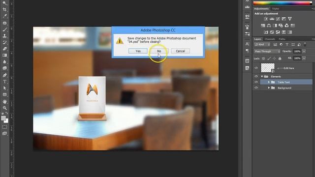 Table Tent Mockup смотреть онлайн