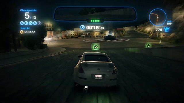 Blur Developer Mod | Checkpoint Event Reverse Barcelona Gracia Demo 3