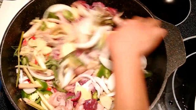 Stir Fry Pork Innards