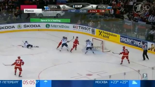 ЧМ по хоккею в Минске! Россия-Финляндия 4:2 смотреть онлайн
