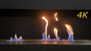 Камин и джаз | fireplace 4к