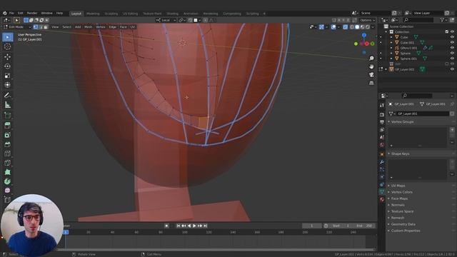 Hard Surface Model A Robot Bird With Grease Pencil - Blender Tutorial
