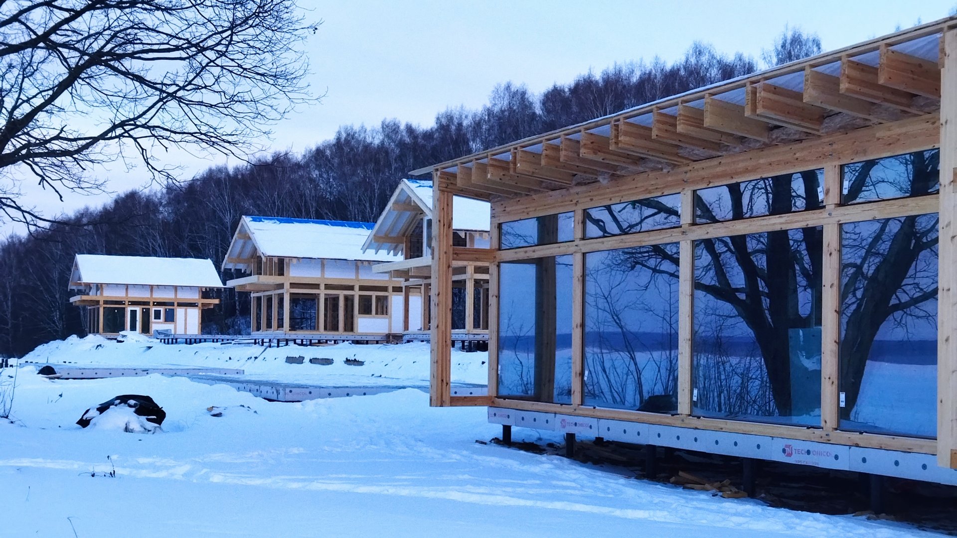 Окна и двери в фахверк.