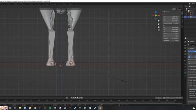 Blender Rigify Meta Rig Edit --- Bones Löschen --- Disjoint Fix