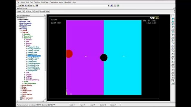 Basic Stress Analysis with ANSYS - Part 05 (Using Symmetry) смотреть онлайн