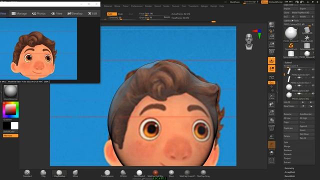 LUCA PT 2|zbrush character sculpting tutorial|zbrush cartoon character|sculpting a cartoon boy смотреть онлайн