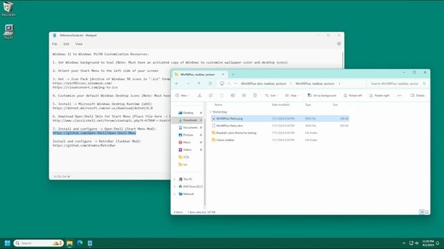 Windows 98 Classic Theme in Windows 11! смотреть онлайн