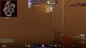 1000 IQ or default? | 1vs3 situation moment on de_anubis