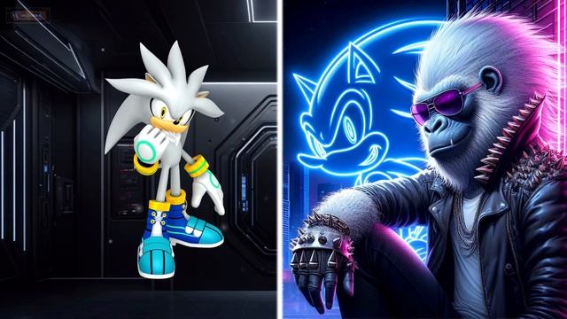 Sonic The Hedgehog All Characters As Cyber Gorilla
